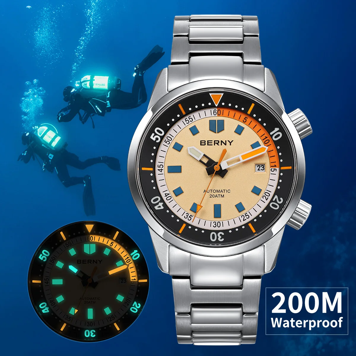 Paper Weight Crystal - BERNY Automatic Diving Watches for Men