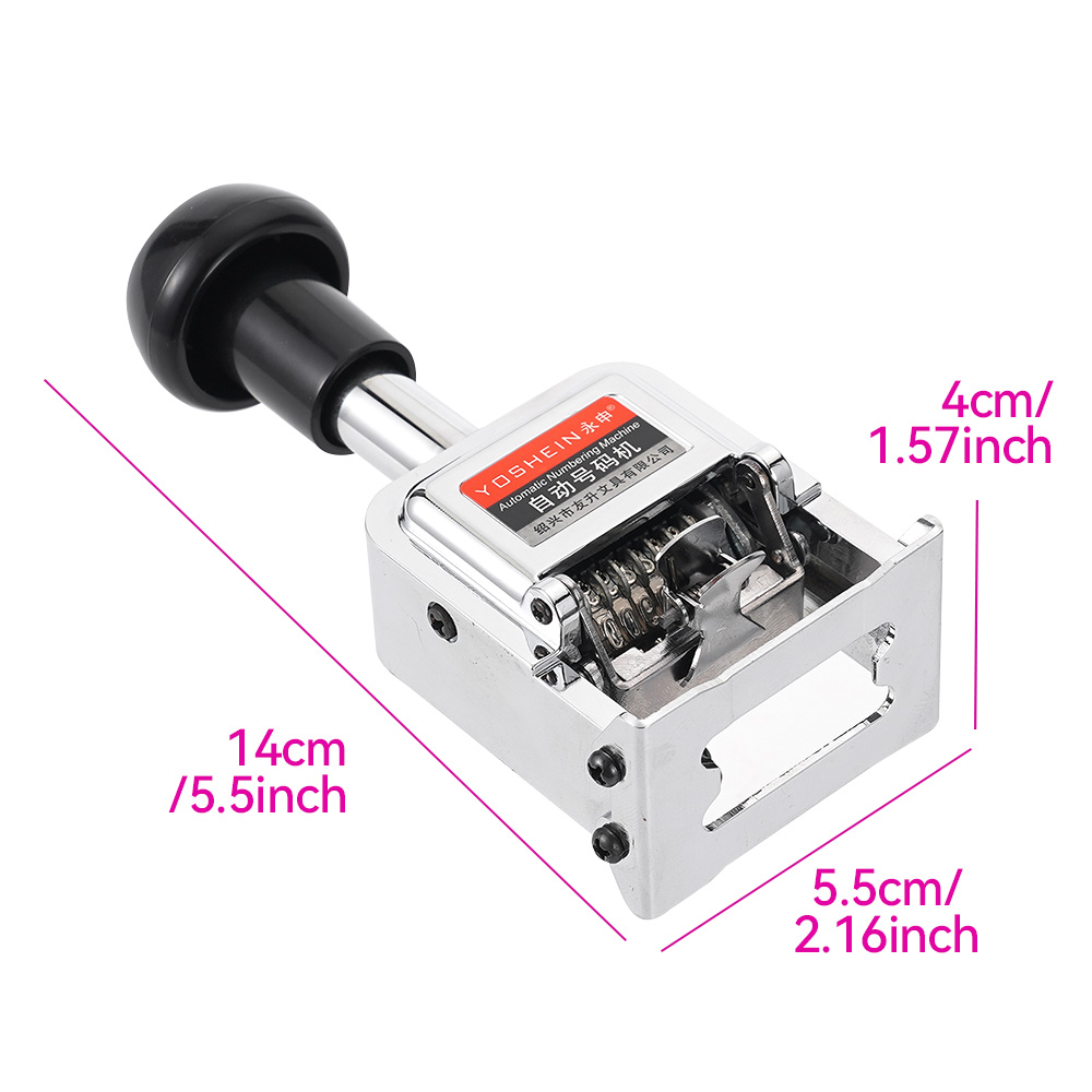 7 Digit Automatic Numbering Ma - Rubber Date Stamp review and price