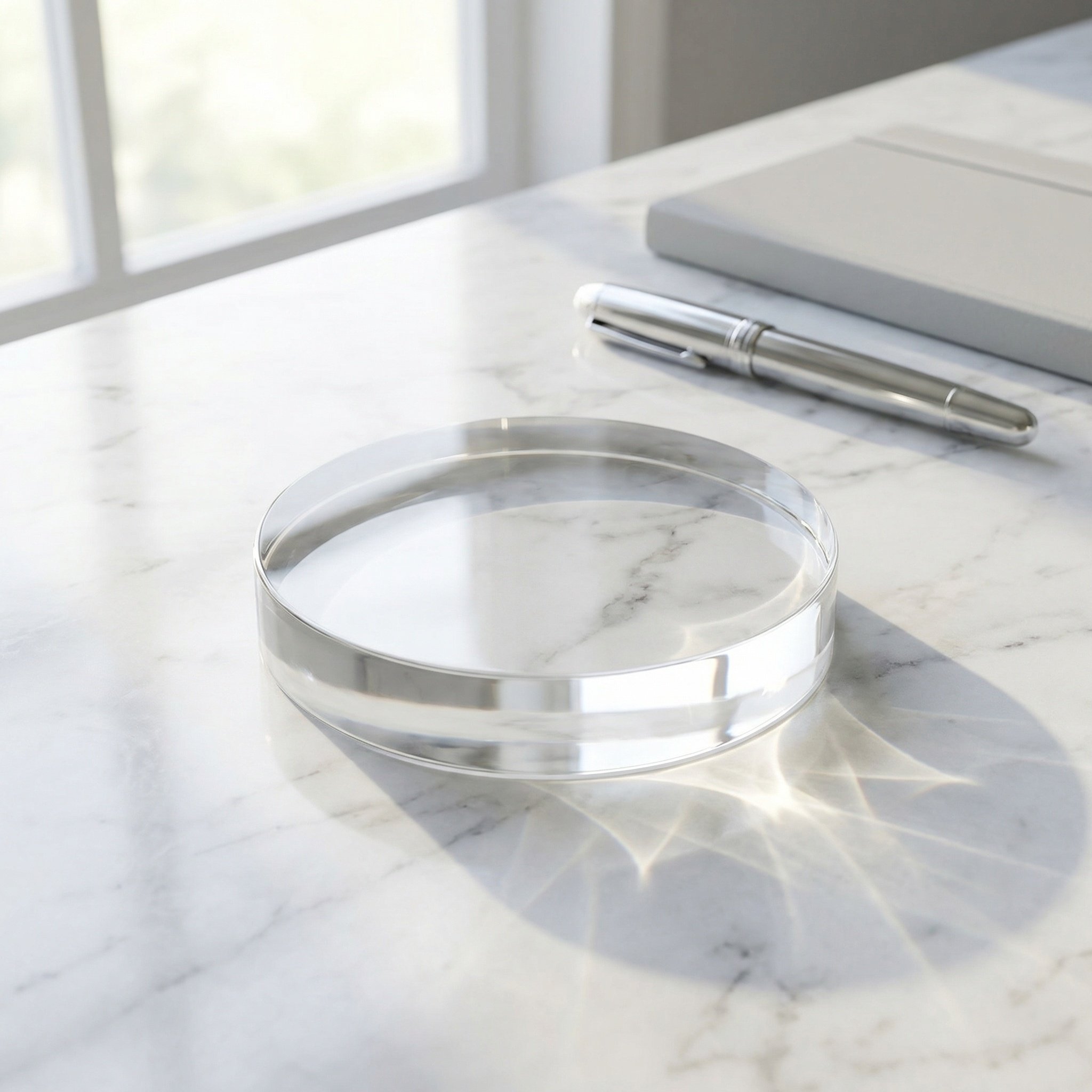 3.15 Inch Round Clear Glass Pa - Book Weight Glass review and price