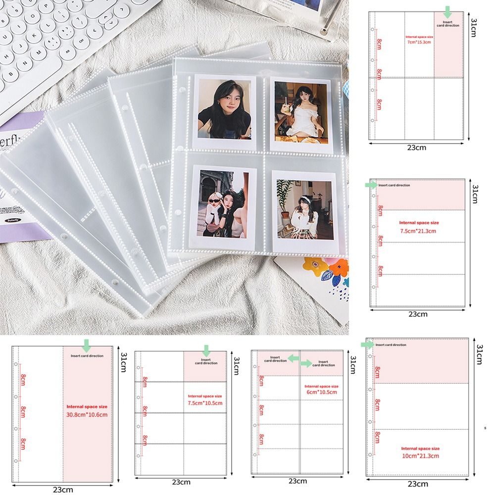 10PCS Transparent A4 Kpop Phot - Binder A4 Lever review and price