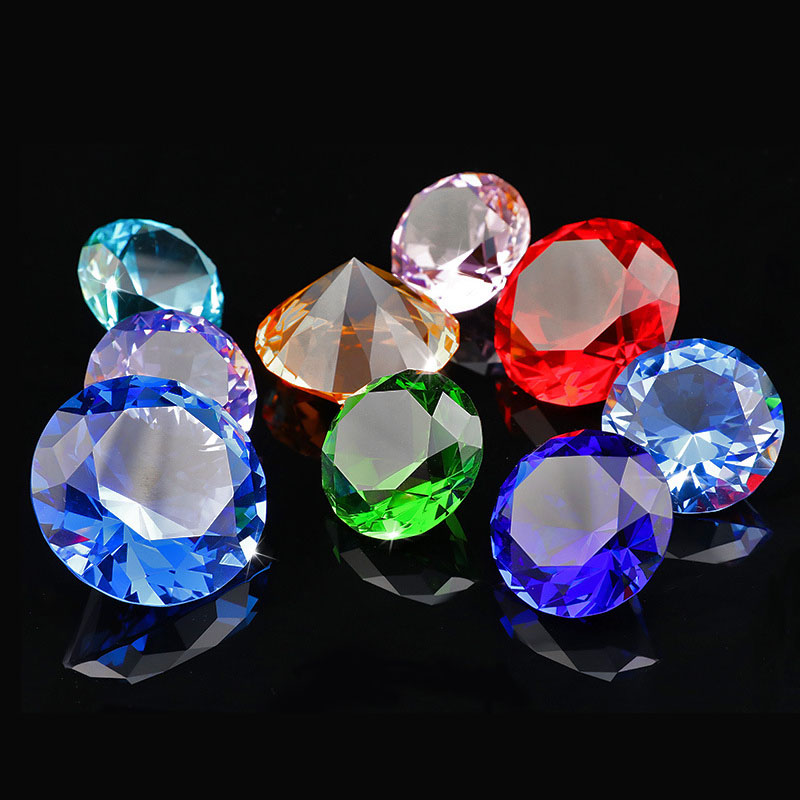 1pcs Crystal Diamond Shaped Pa - Paper Weight Crystal review and price