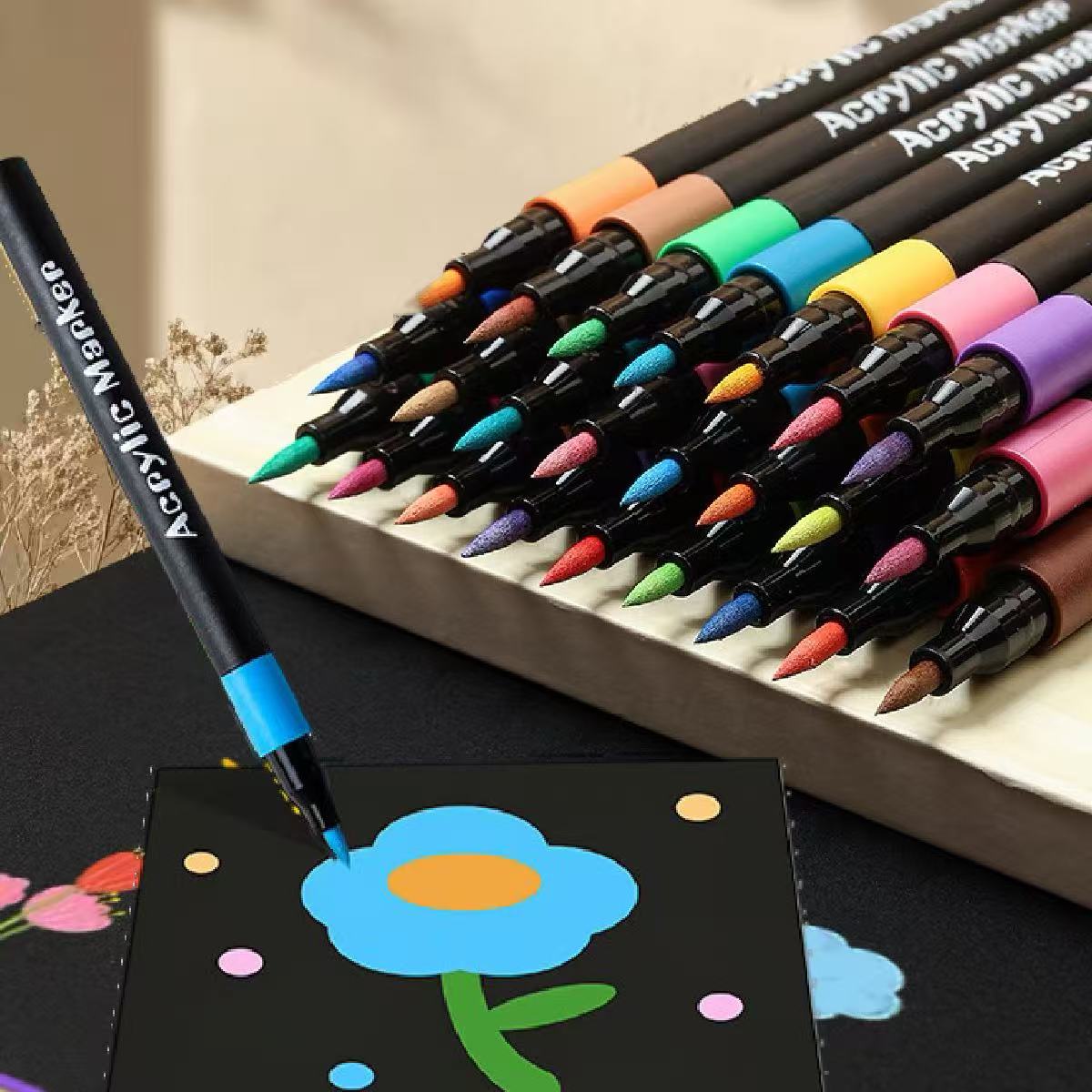 12/24/36pcs Soft Brush Tip Acr - Copic Marker Classic review and price